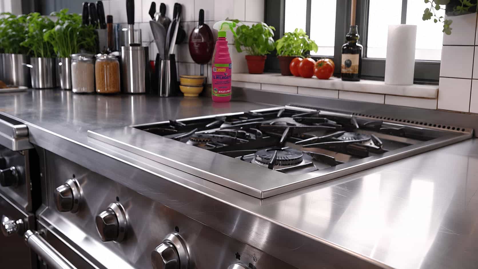 stainless steel kitchen