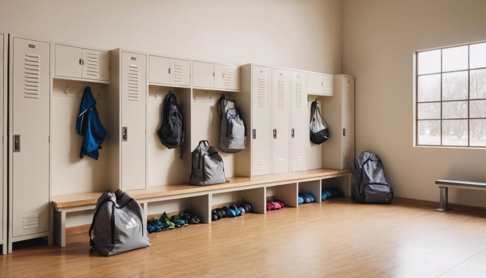 cleaning locker rooms
