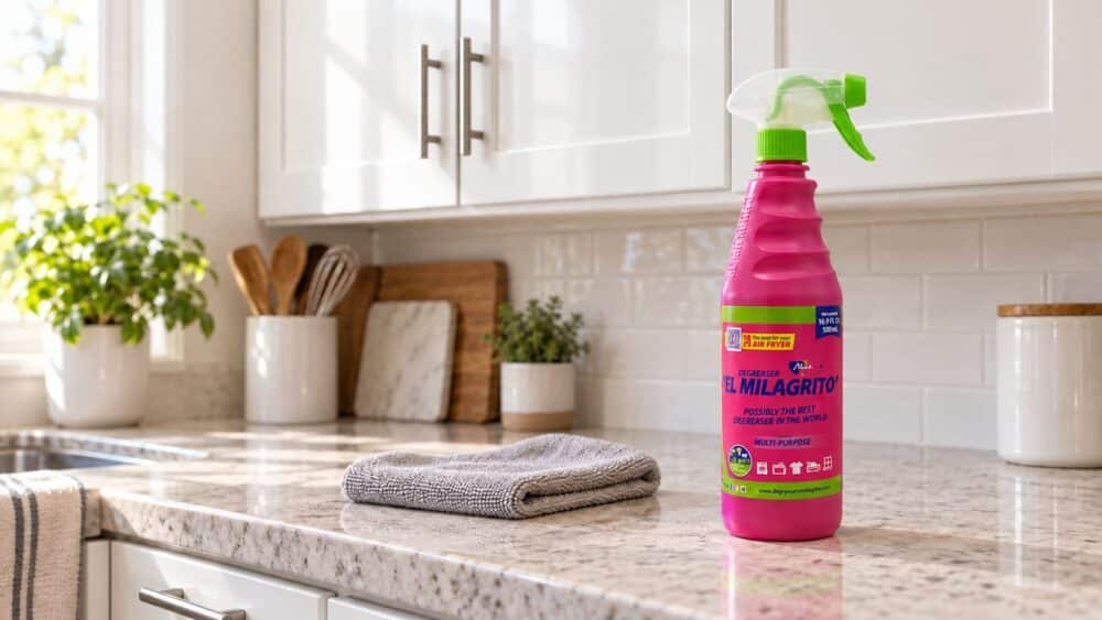 white kitchen and degreaser el milagrito