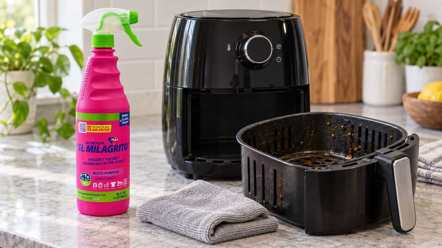 air fryer cleaning